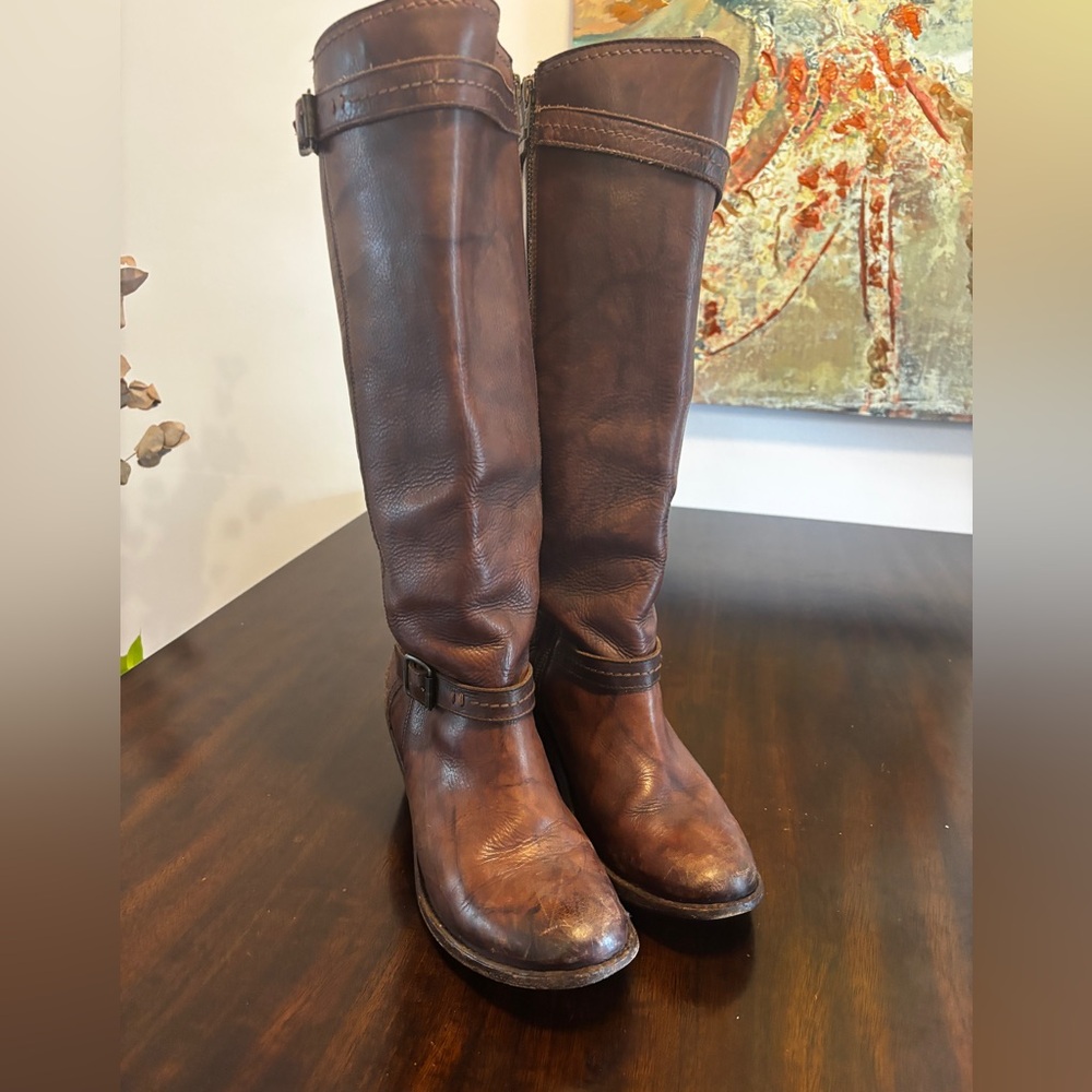 Frye Brown Leather Boots